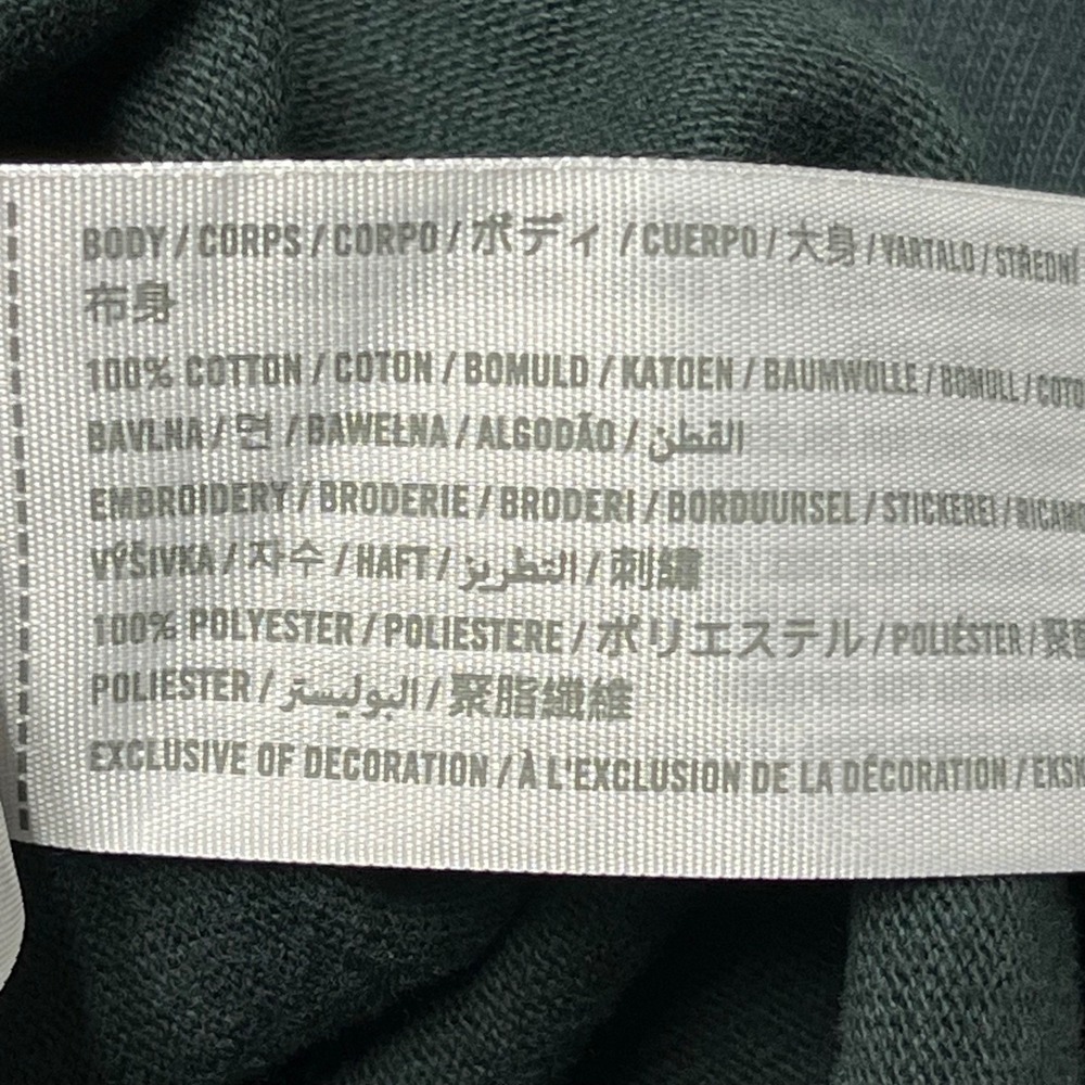 VTG Abercrombie & Fitch Guinness Rugby Shirt XXL Green Cropped Long Sleeve Polo‎ - Picture 8 of 11